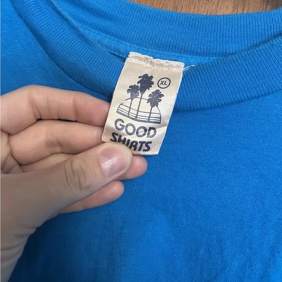 Vintage 1994 Get Your Kicks Route 66 Blue White Tourist Pocket T Shirt - Picture 9 of 14